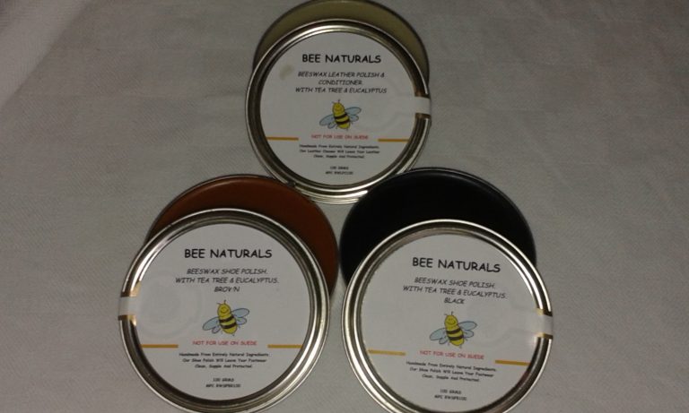 Handmade Beeswas Natural Shoe Polish