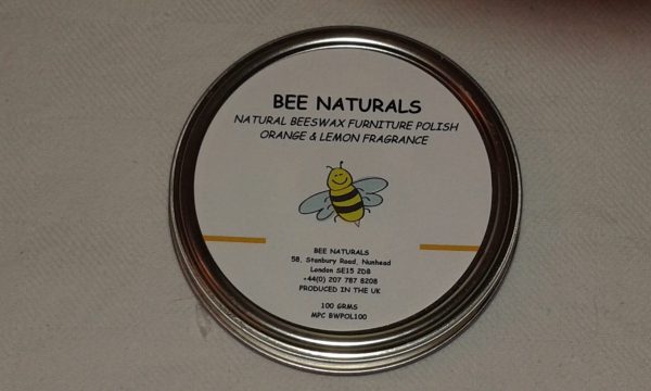 NATURAL Handmade BEESWAX Furniture POLISH With Orange & Lemon.